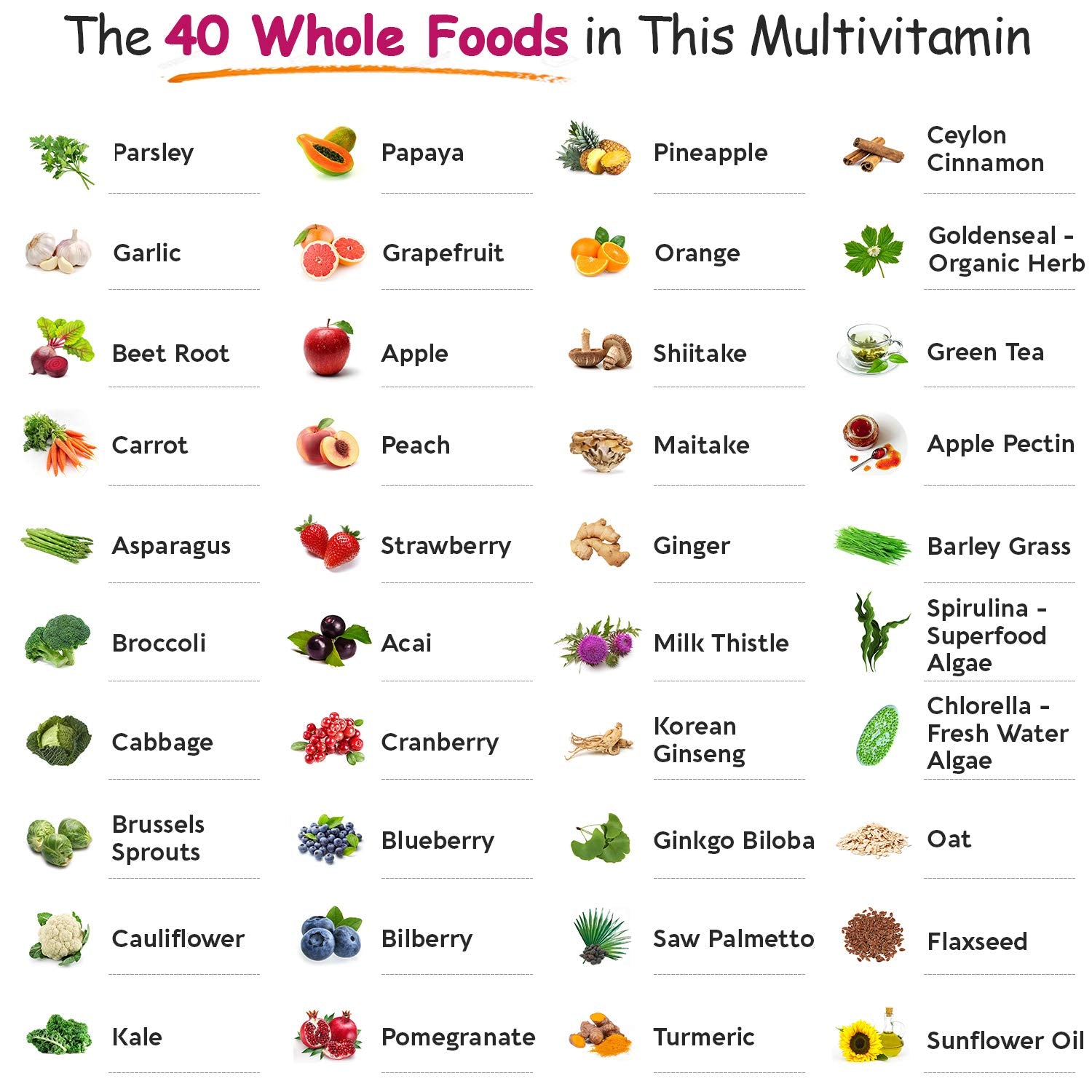 Wholesome Wellness probiotic and digestive enzyme blend visuals.