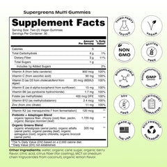 Wholier Daily Supergreens bottle showing Bacopa adaptogen for focus