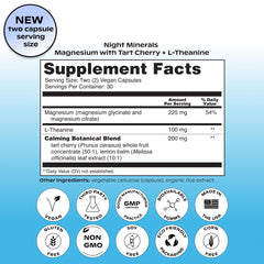 Wholier Night Minerals label notes tart cherry concentrate.