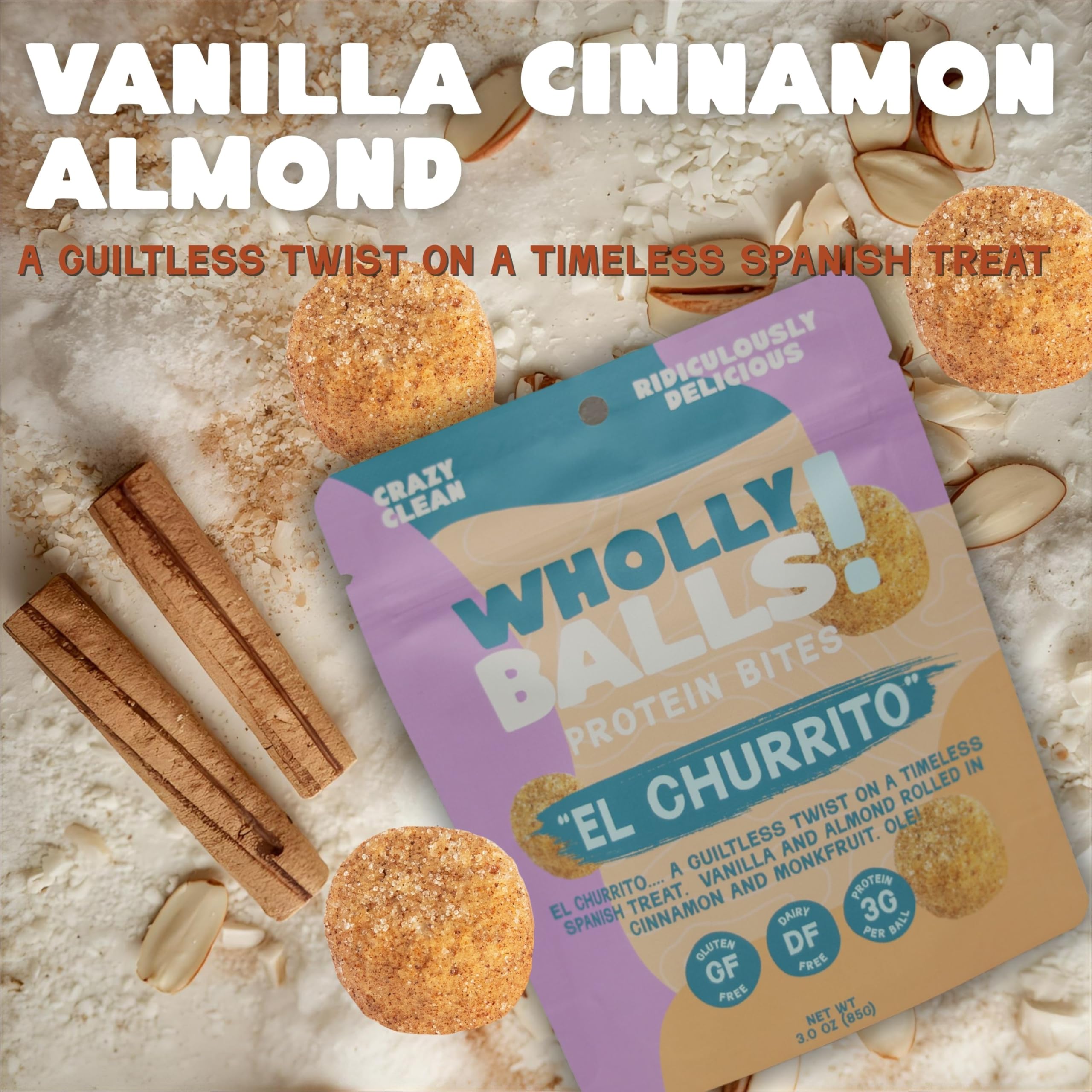 Wholly Balls mocha hazelnut flavor: energizing gluten-free snack option.