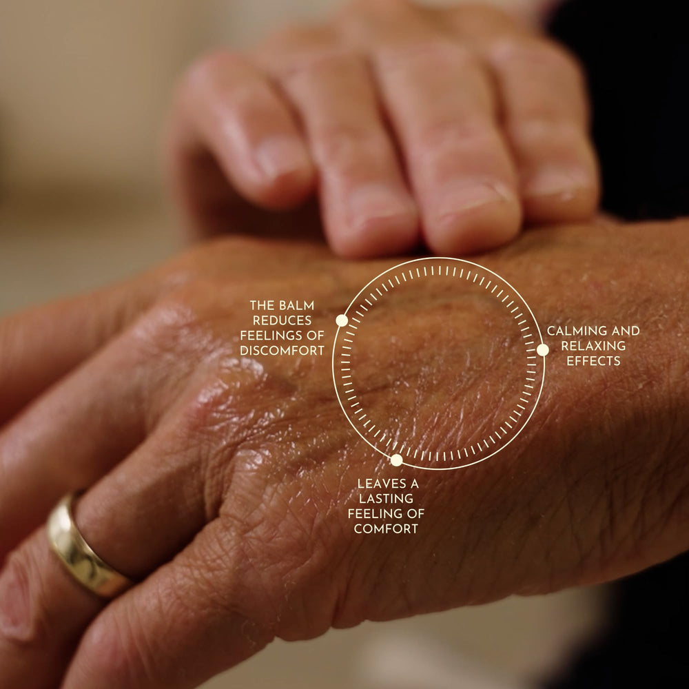 WholyMe Relief Balm applied on shoulder after training.