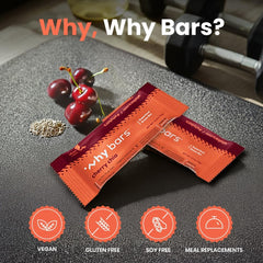 Why Bars Cherry Chia bar cross-section reveals chia seeds and texture for sustained energy