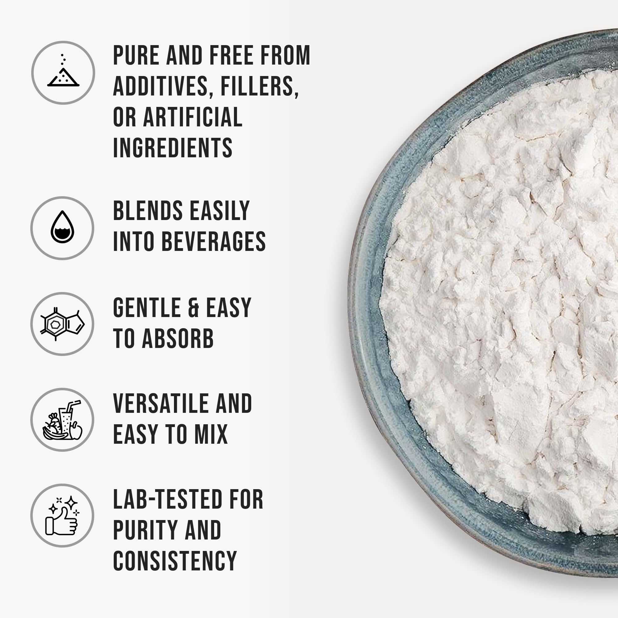 Bulk-pack WHYZ L-Carnitine Tartrate powder on the kitchen counter for steady supply.