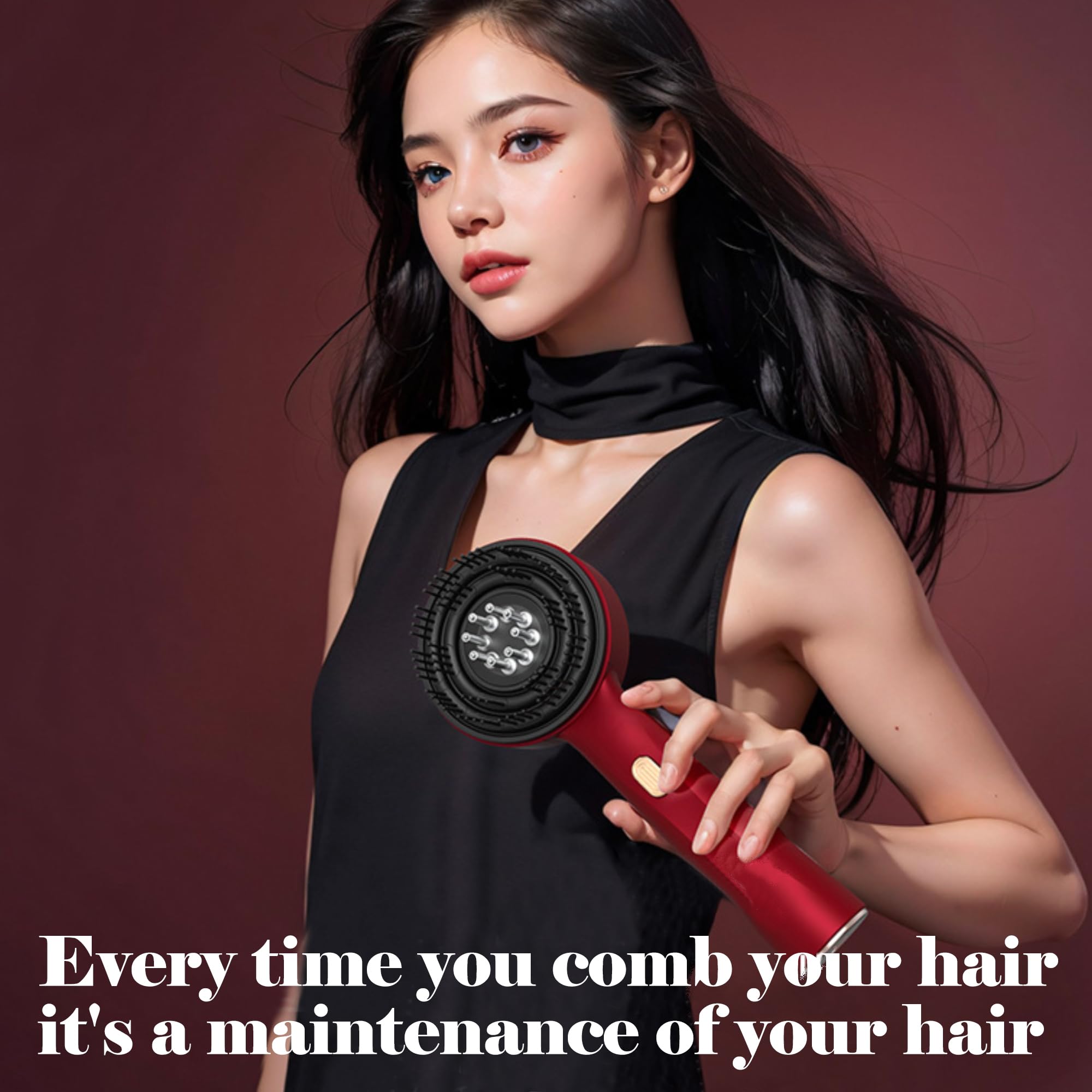 WIizyzfhy scalp massager unisex design for women and men daily self-care.