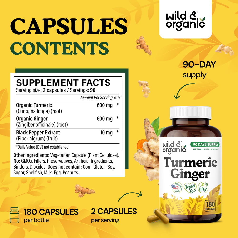 Wild & Organic fresh ginger root ready for daily immune support ideas.