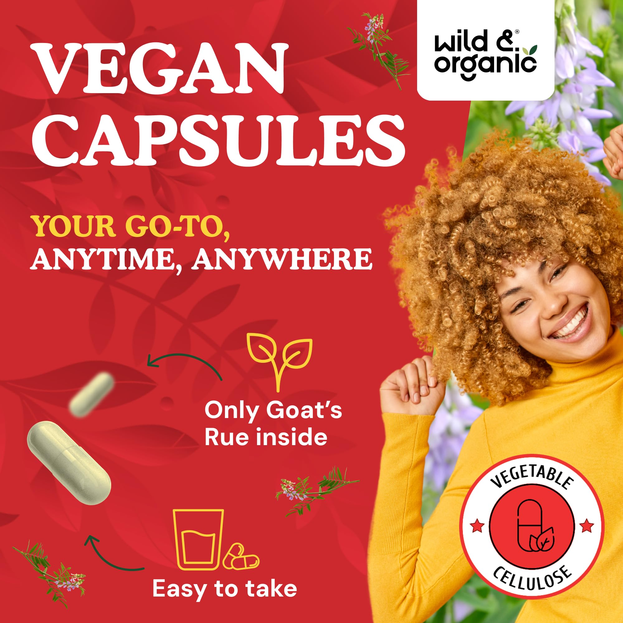 Vegan coating detail on the capsules showing plant-based shell
