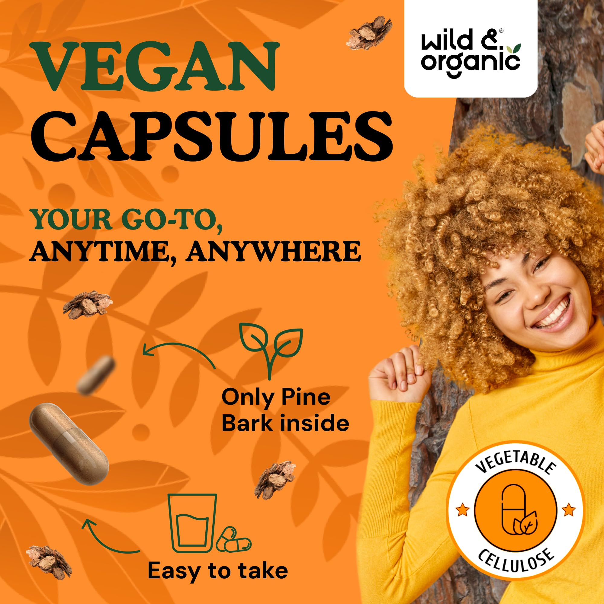 Wild & Organic packaging carton showing 4-month supply and complete label.