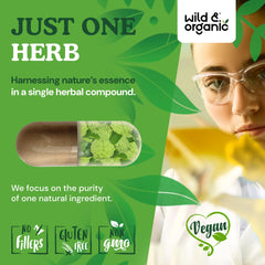 Plant-based formulation elements of Wild & Organic Citrus Bergamot capsules