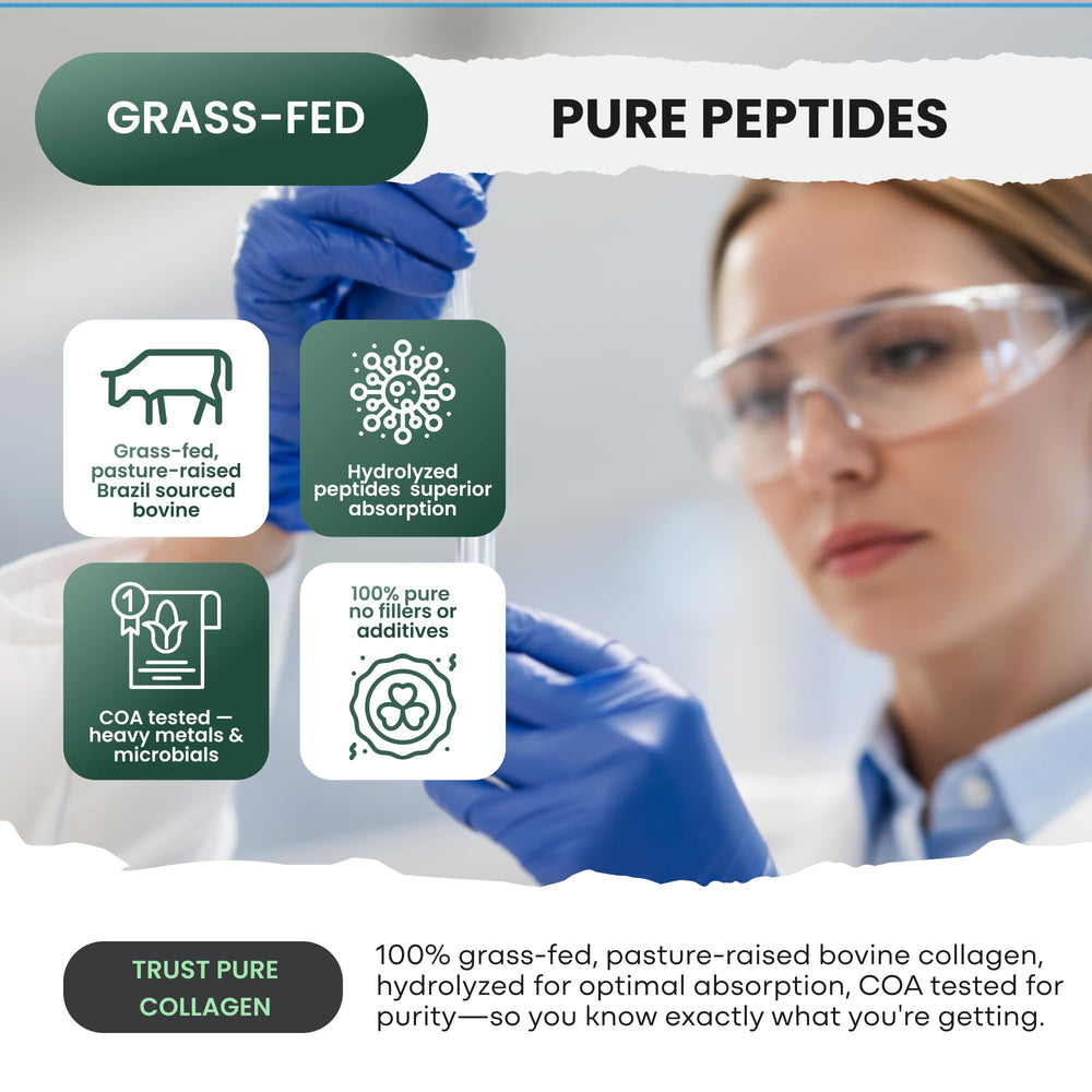 Wild Foods Collagen Peptides Powder lab-tested and USA-made for trusted quality.