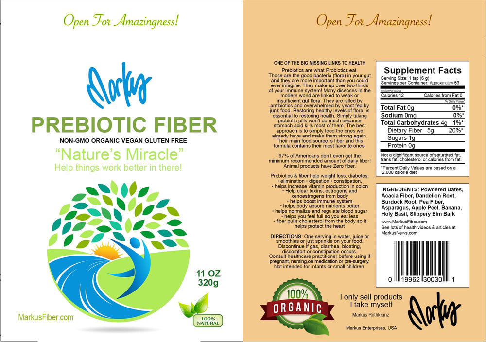 Wild Force Prebiotic bag and spoon ready for simple, everyday fiber addition.