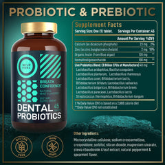 WILD FUEL dental probiotics packaging highlights 3B CFU.