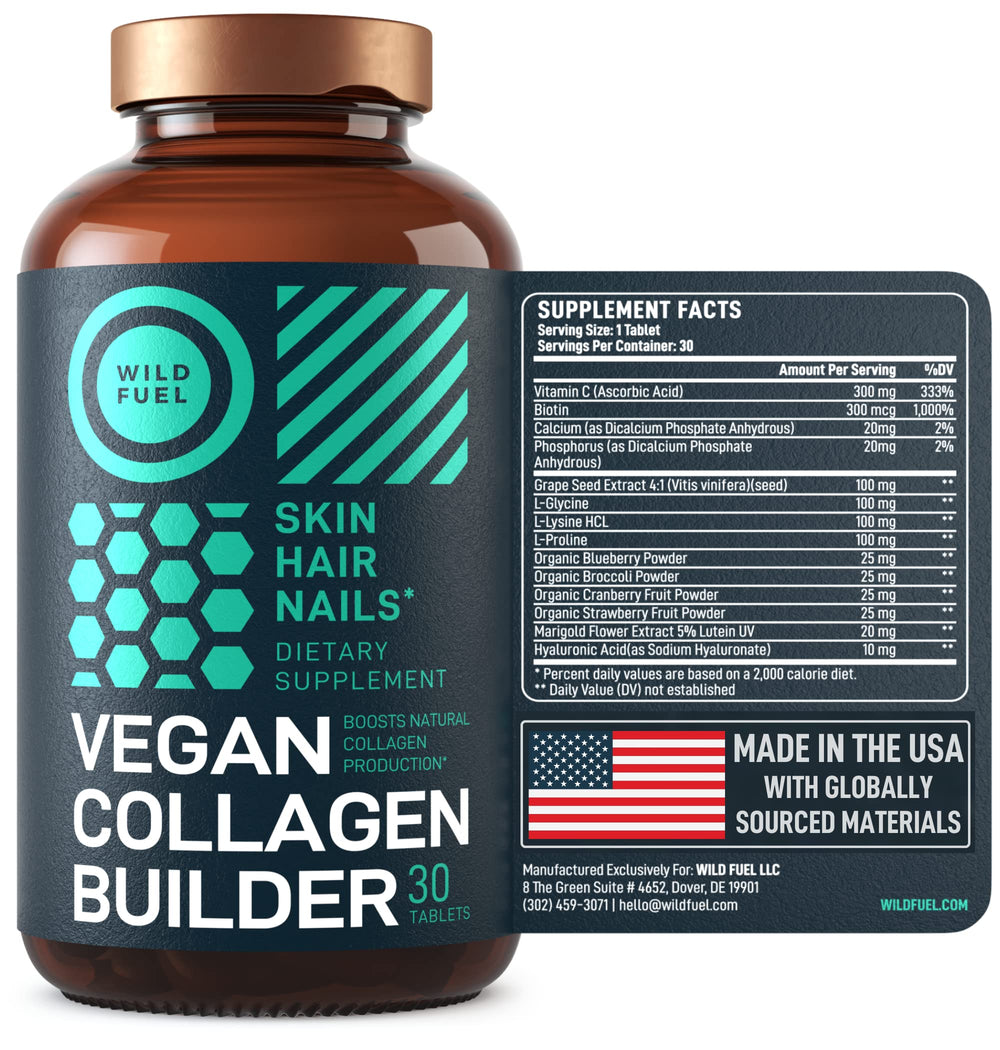 WILD FUEL elastic-skin concept, supports skin elasticity and hydration with plant-based ingredients.