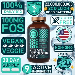 Wild Fuel label communicates vegan, gluten-free probiotic blend for balance