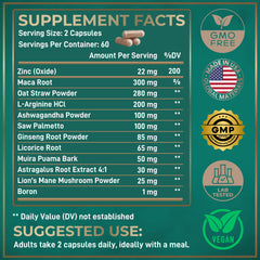 Wild Fuel zinc capsules delivering essential minerals for overall fertility support.