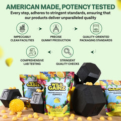Wild Gainz 150-chew pack designed for a 30-50 day supply.