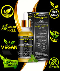 Wild Mediterranean oregano leaves illustrating natural origin for Superior oil