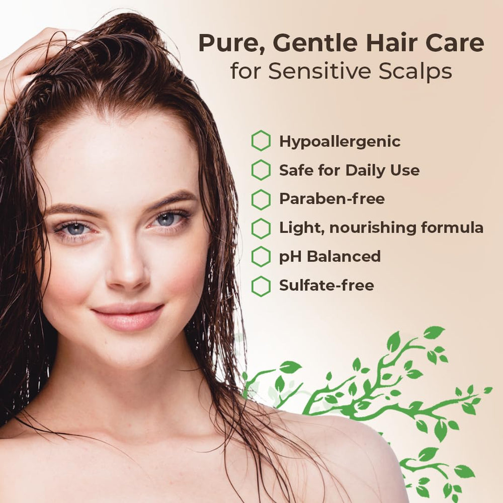 Wild Naturals Dry Scalp Relief conditioner bottle provides deep hydration for flaky scalp.