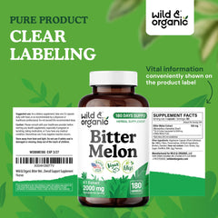 Wild & Organic 180-day supply visual emphasizing long-term use