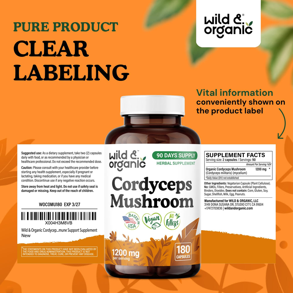 Wild & Organic product scene showing everyday wellness routine with capsules.