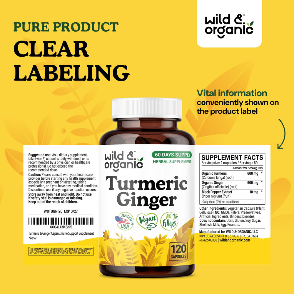 Wild & Organic packaging on shelf ready for daily routine use.