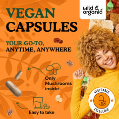 Pouring capsules from bottle highlights easy-to-take design for daily use.