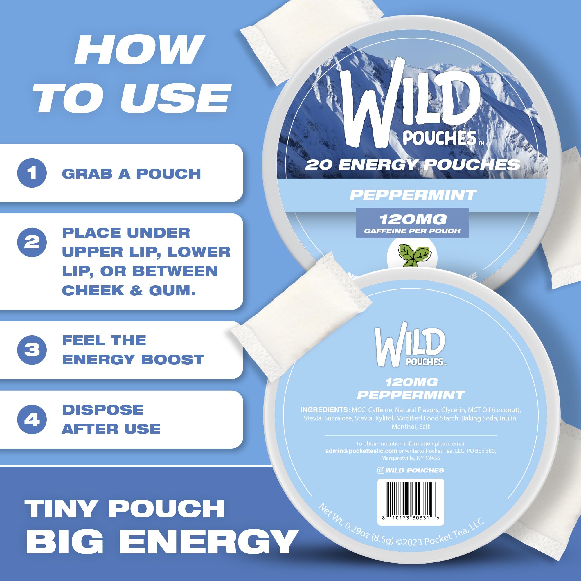 Wild Pouches nicotine-free aid for quitting nicotine.