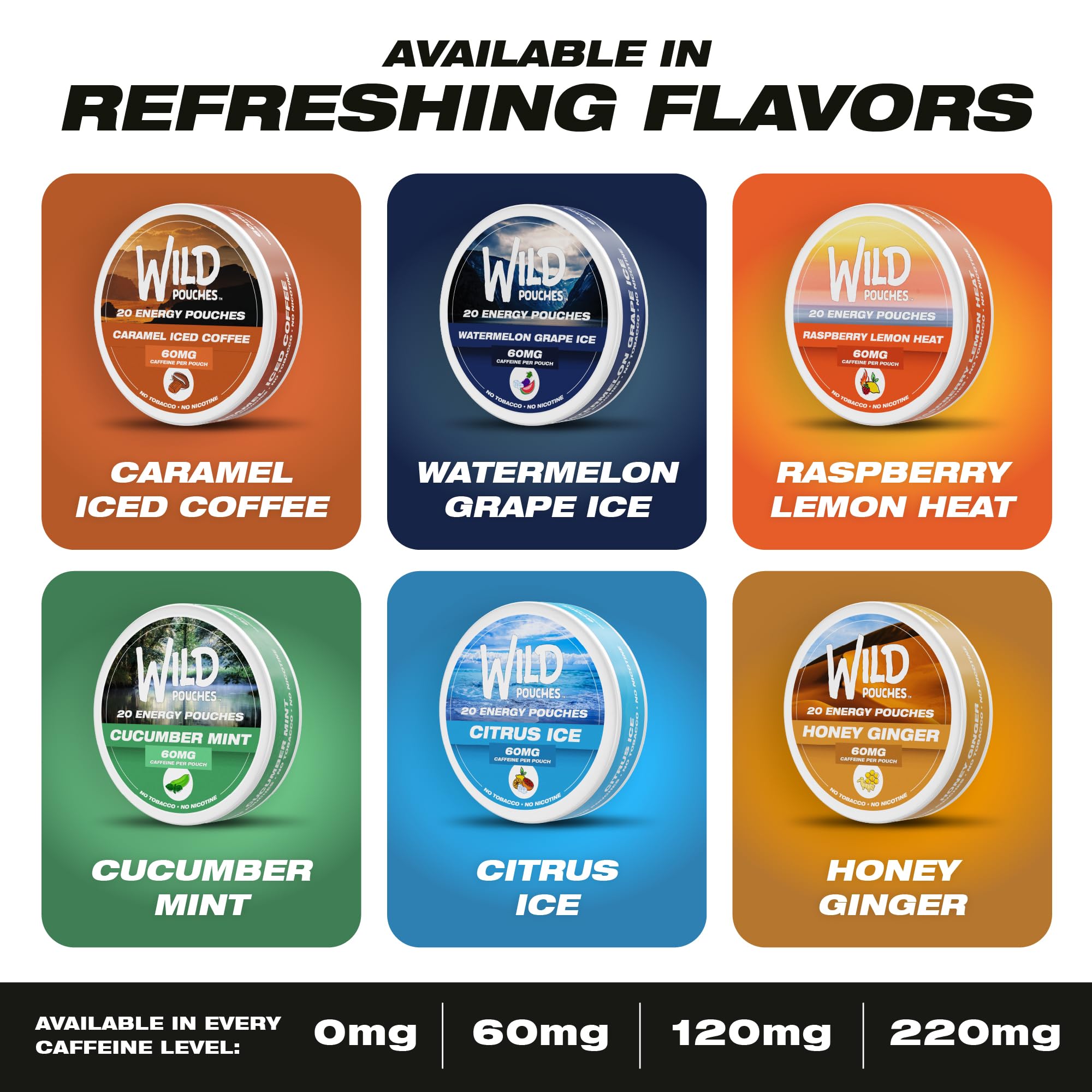 Wild Pouches on-the-go energy for daily routines.