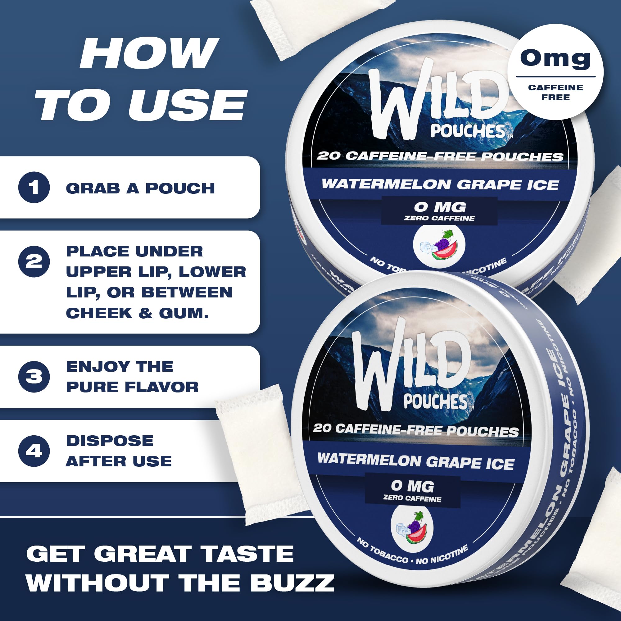 Wild Pouches user holding, ideal for hands on rituals without caffeine
