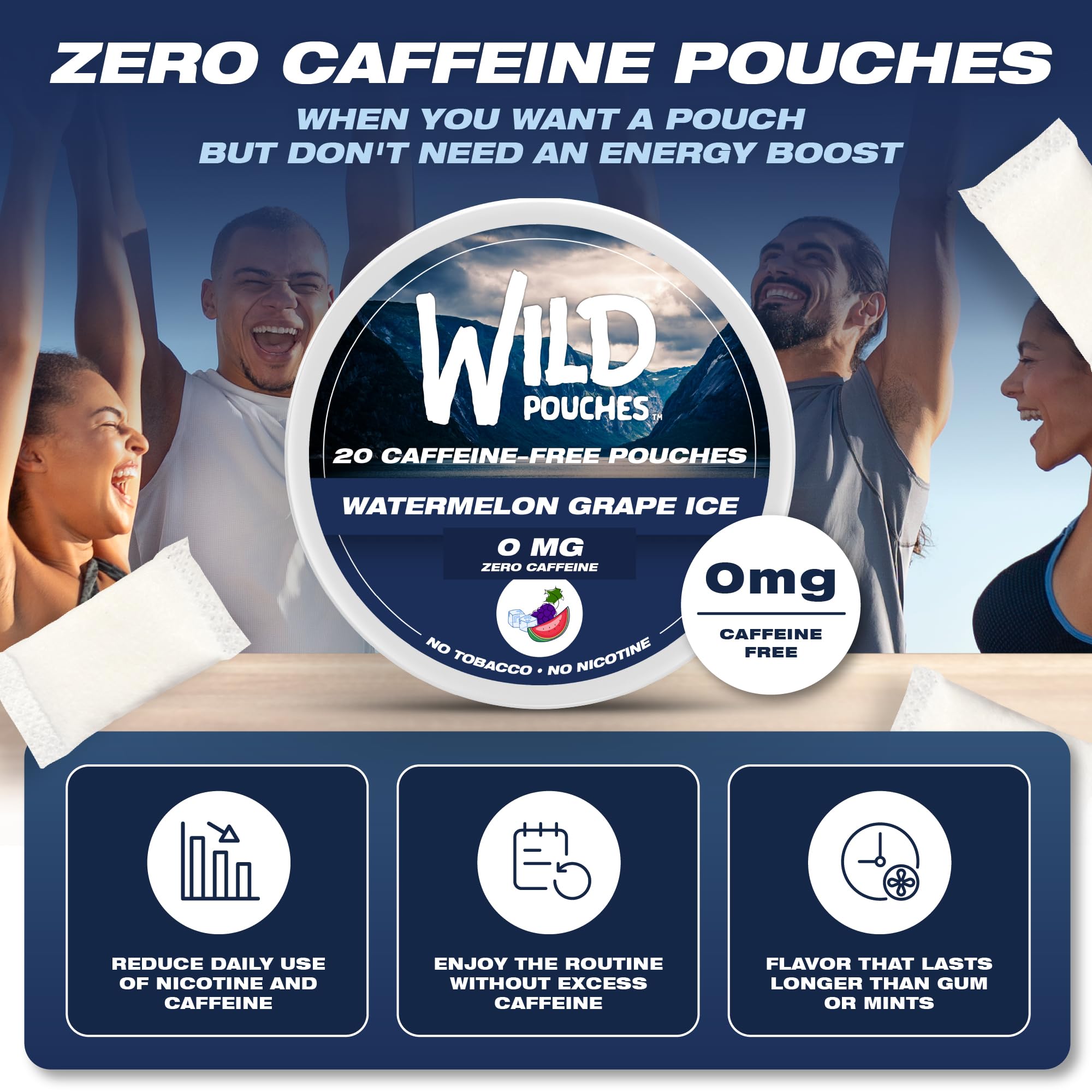 Wild Pouches open pack image, grab and go pouch for cravings