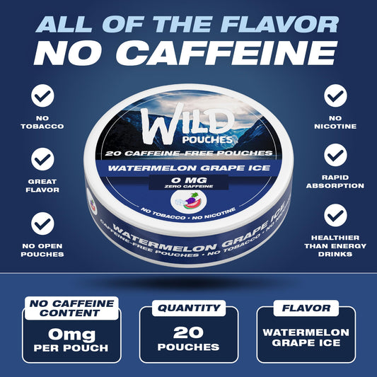 Wild Pouches Watermelon Grape Ice pack, convenient caffeine free snack on the go