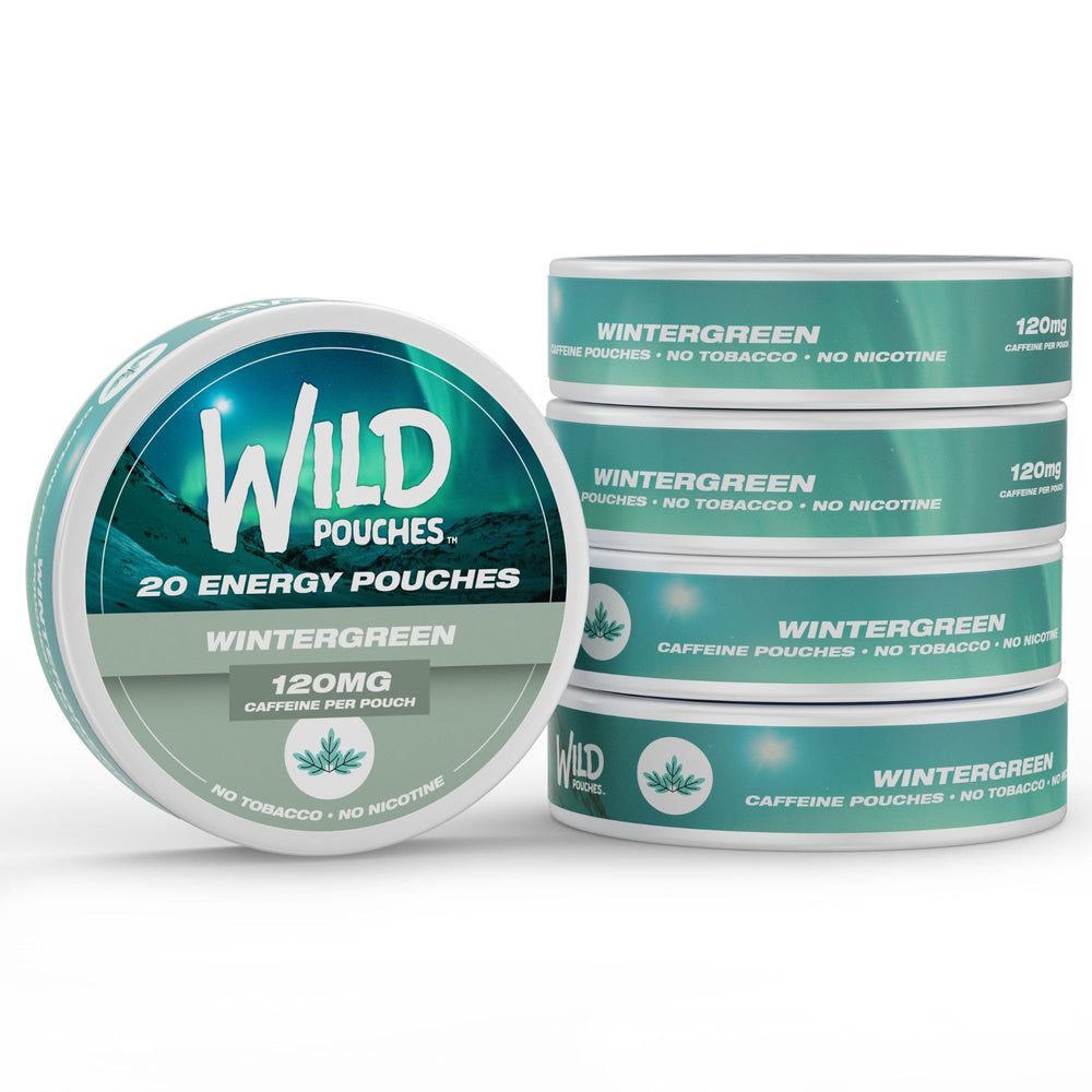 Wild Pouches wintergreen bottle for on the go energy