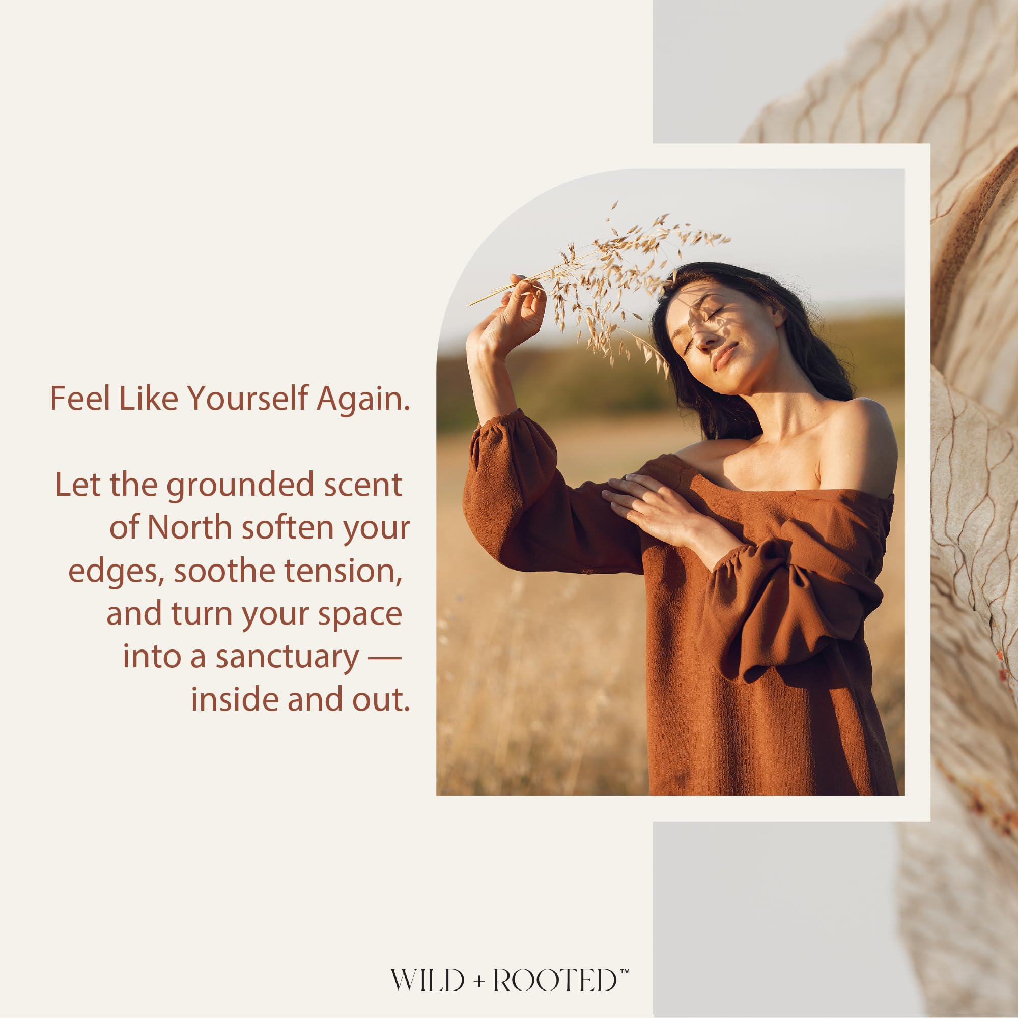 Wild + Rooted North lavender mist delivers relaxing, daytime grounding.