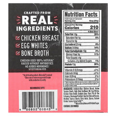 Wilde Brands Protein Chips ingredients closeup showing chicken and egg whites