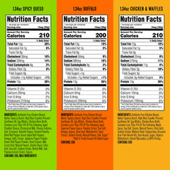 Wilde Chips Protein Chips ingredients close-up shows real chicken breast and bone broth.