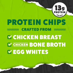 Wilde Chips Protein Chips on-the-go snack in hand for a busy lifestyle.