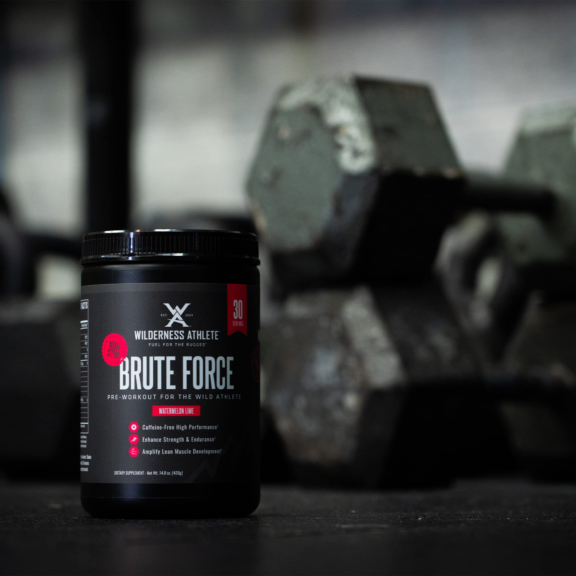 Scoop of Brute Force with Watermelon Lime flavor for clean energy