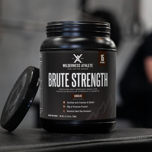 Label closeup highlights BCAA Post Workout ingredients from Wilderness Athlete for lean-muscle support