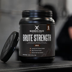 Label closeup highlights BCAA Post Workout ingredients from Wilderness Athlete for lean-muscle support