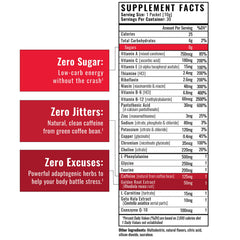 Wilderness Athlete Energy & Focus cherry limeade dissolving into water, zero sugar
