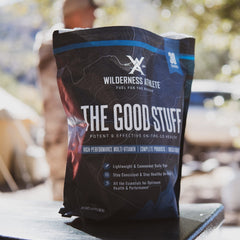 Wilderness Athlete The Good Stuff probiotic capsules close up for gut health support