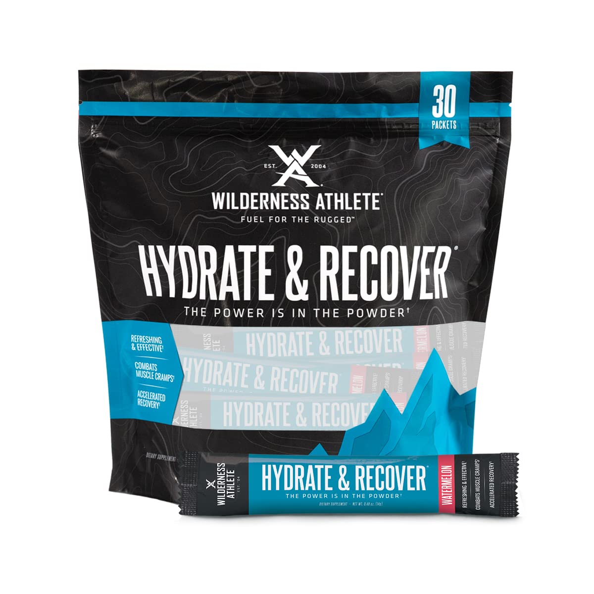 Wilderness Athlete Watermelon Hydration Packet for refreshing on-the-go hydration and electrolytes.