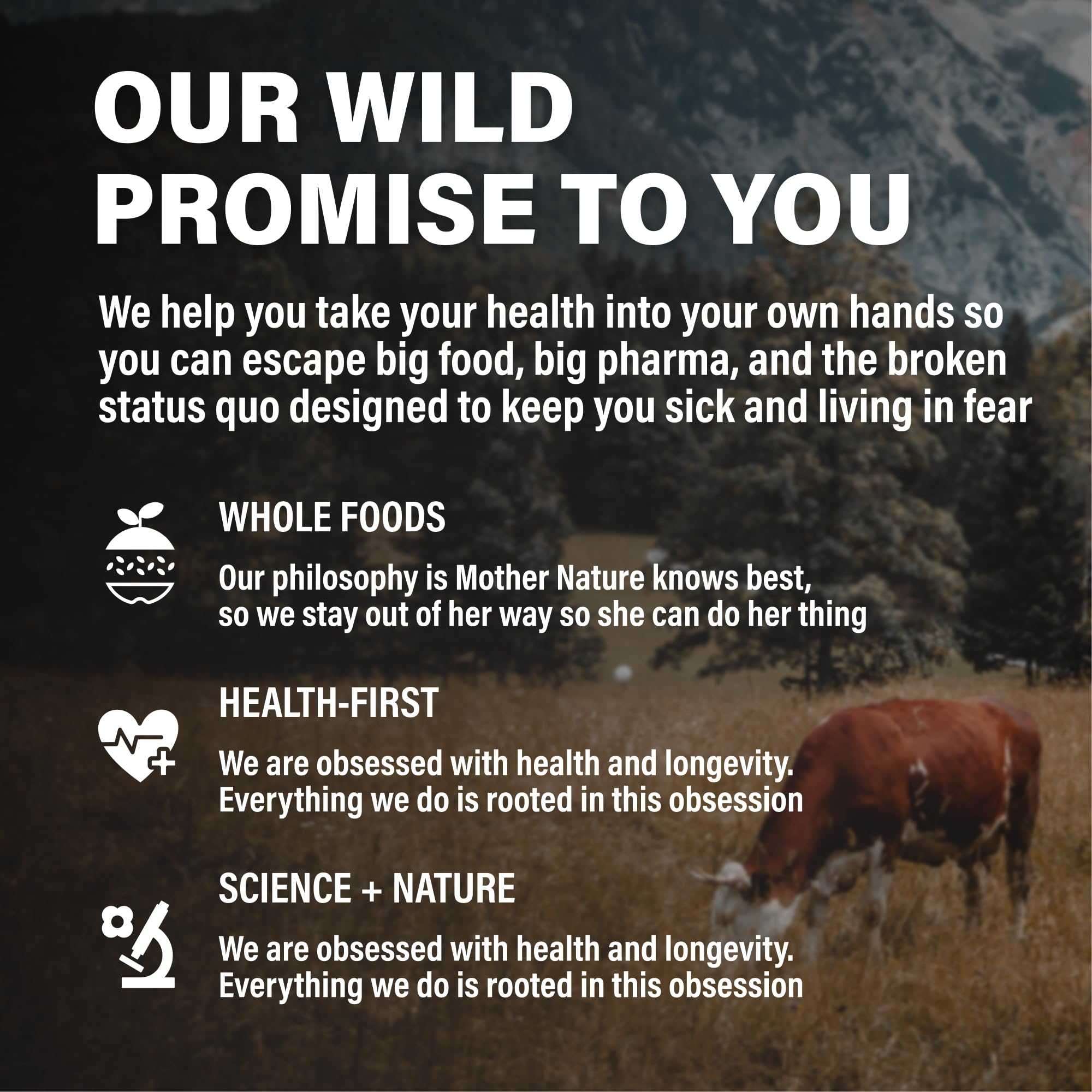 Wild Foods keto and paleo friendly packaging communicates ancestral nutrition.