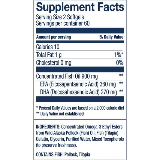 Close-up of Easy Swallow Minis softgels with no fishy aftertaste