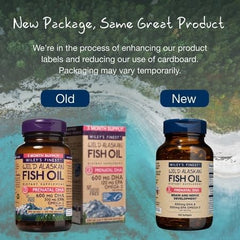 Mercury-free seal on Wiley's Finest Prenatal DHA emphasizes safety and quality