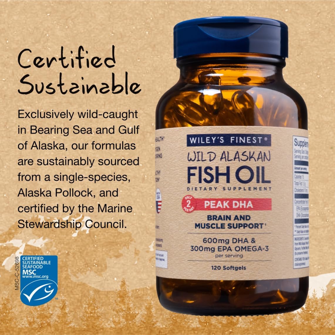Wiley's Finest MSC-certified seal indicating sustainable sourcing.