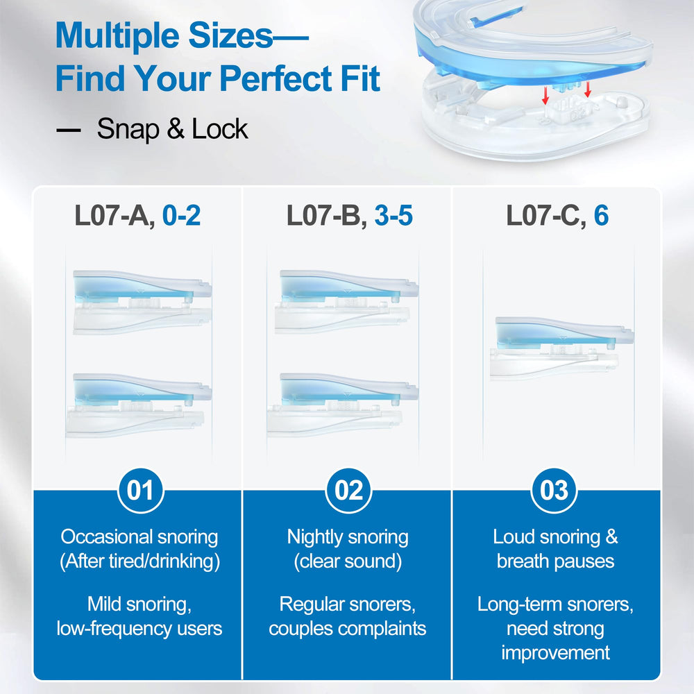 Willnice L07 upper tray Type B for steady alignment during sleep.
