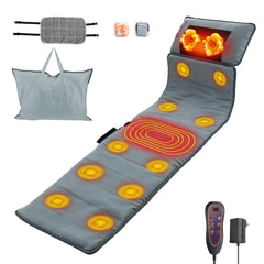 Wilytyres full-body massage mat with heat therapy for relaxing major muscle groups