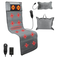 Wilytyres full body massage mat with heat for calming back and leg relief.