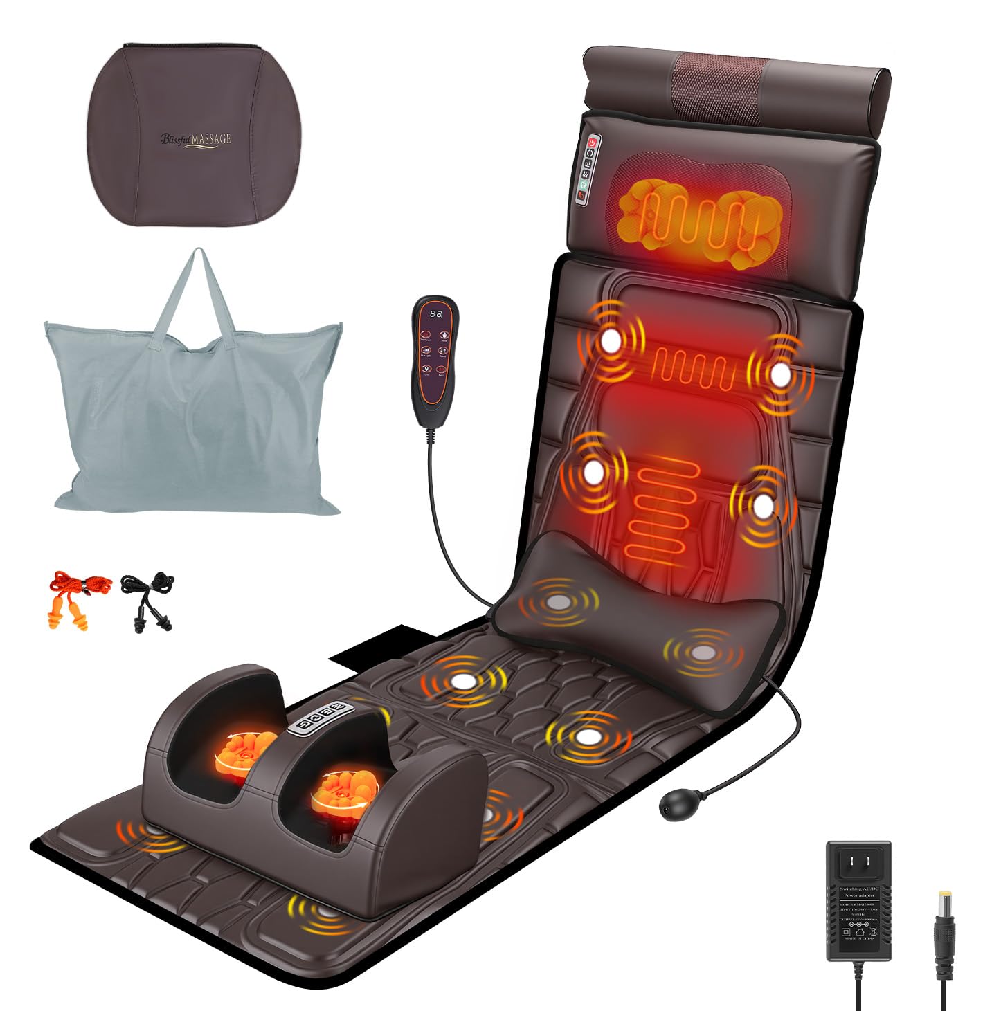 Wilytyres full body massage mat for full-body relaxation from neck to feet