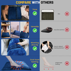 WIMIRIL heated pad in bed for relaxing evenings